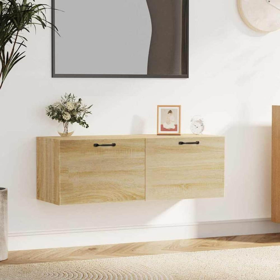 Wall Cabinet Sonoma Oak Engineered Wood