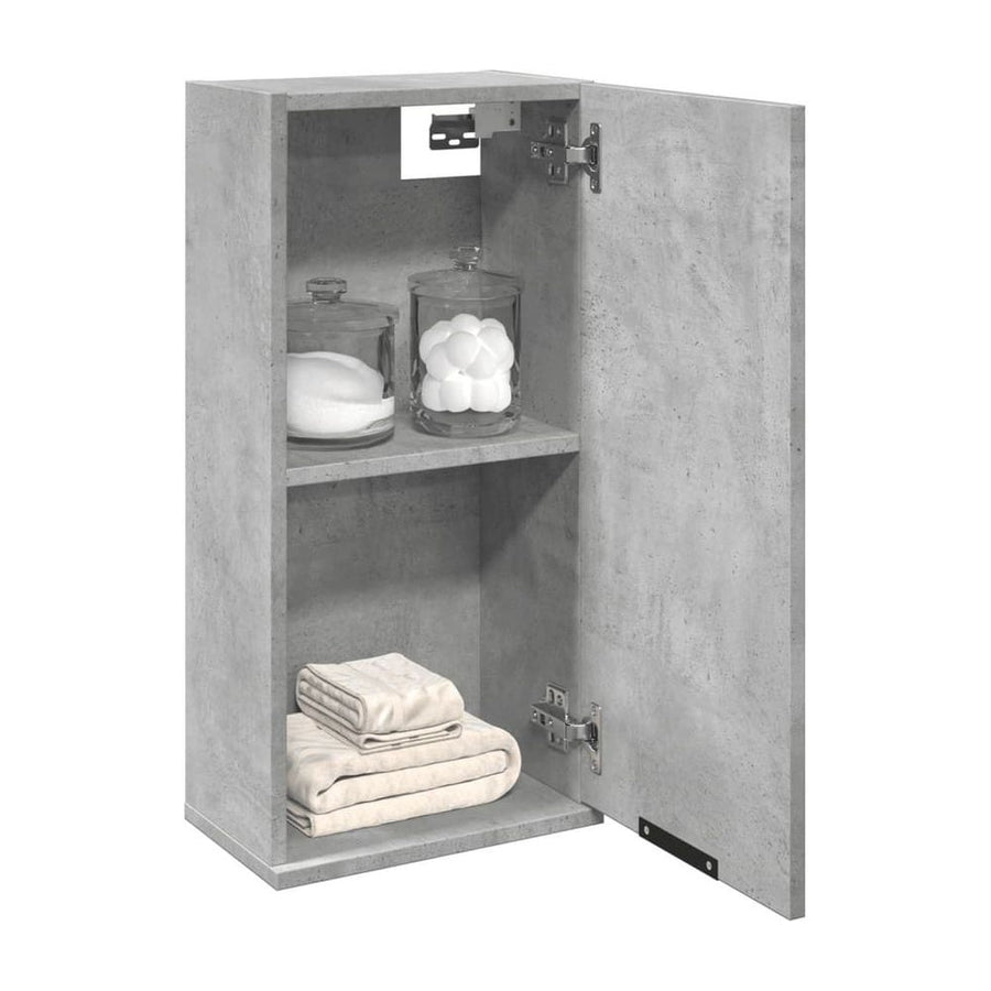 Wall-mounted Bathroom Cabinet Concrete Grey