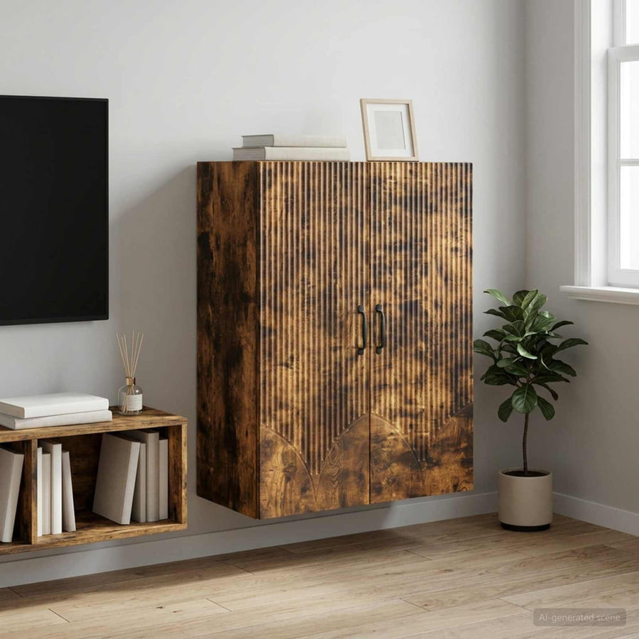Wall-Mounted Cabinet Engineered Wood