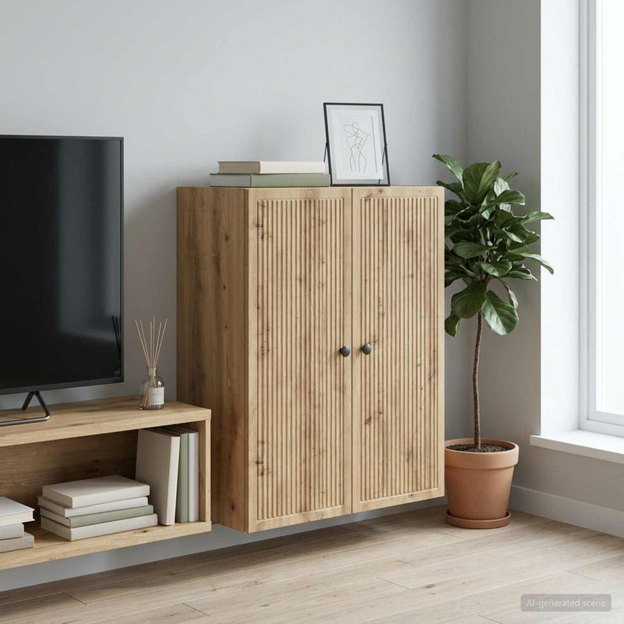 Wall-Mounted Cabinet Engineered Wood