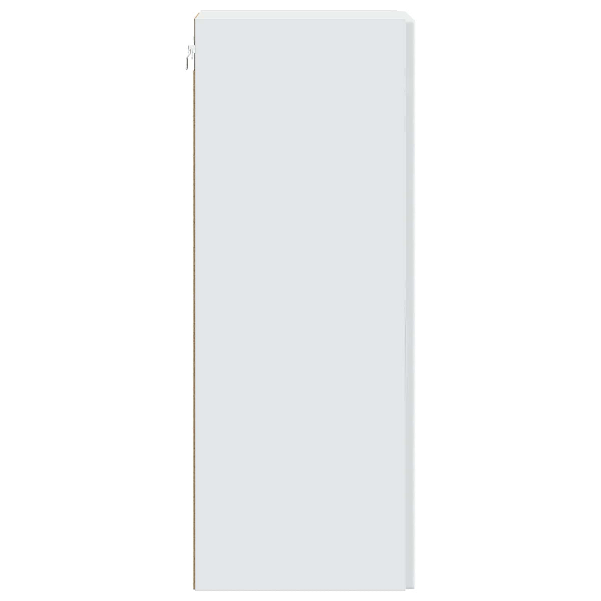 vidaXL Wall-Mounted Cabinet White 66 x 34.5 x 90 cm Engineered Wood 5