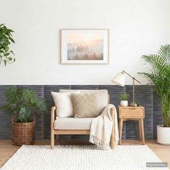 vidaXL Wall Panels 12 pcs 50 x 50 cm Stone Grey XPS Foam 1