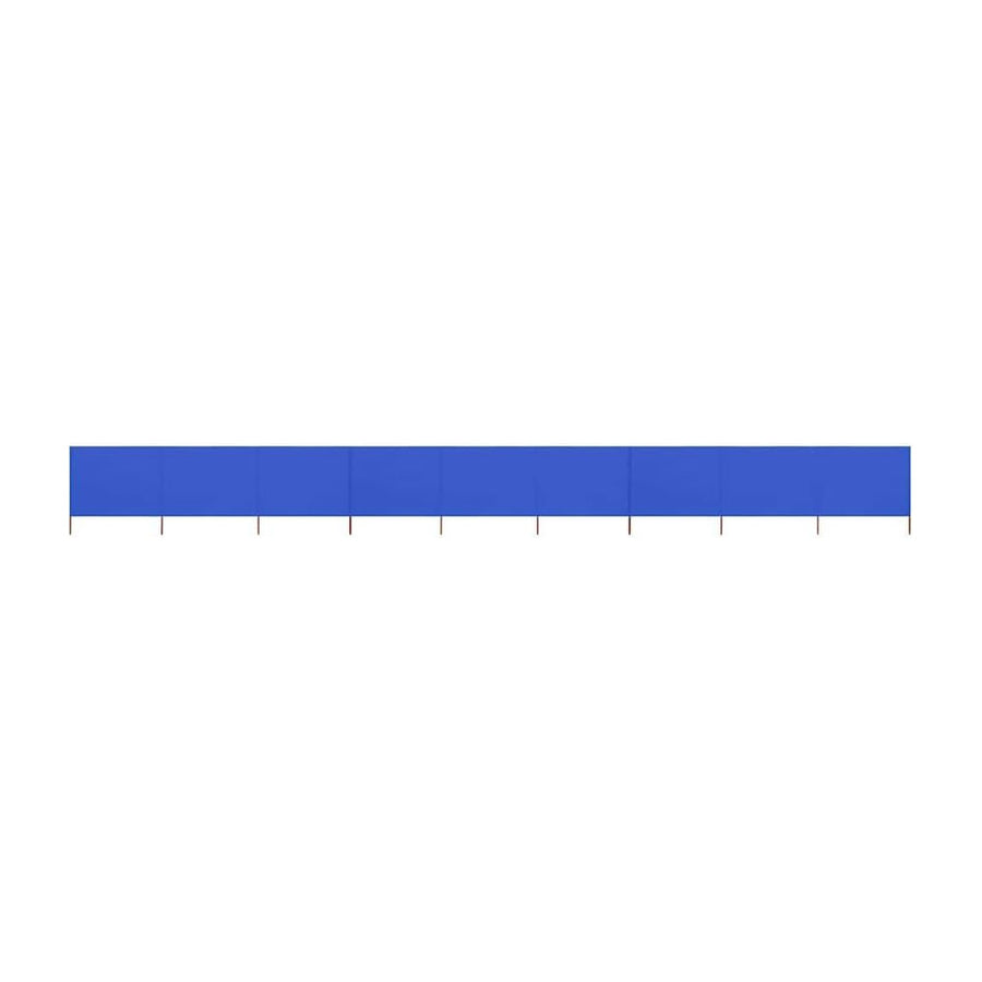 9-panel Wind Screen Fabric Azure Blue