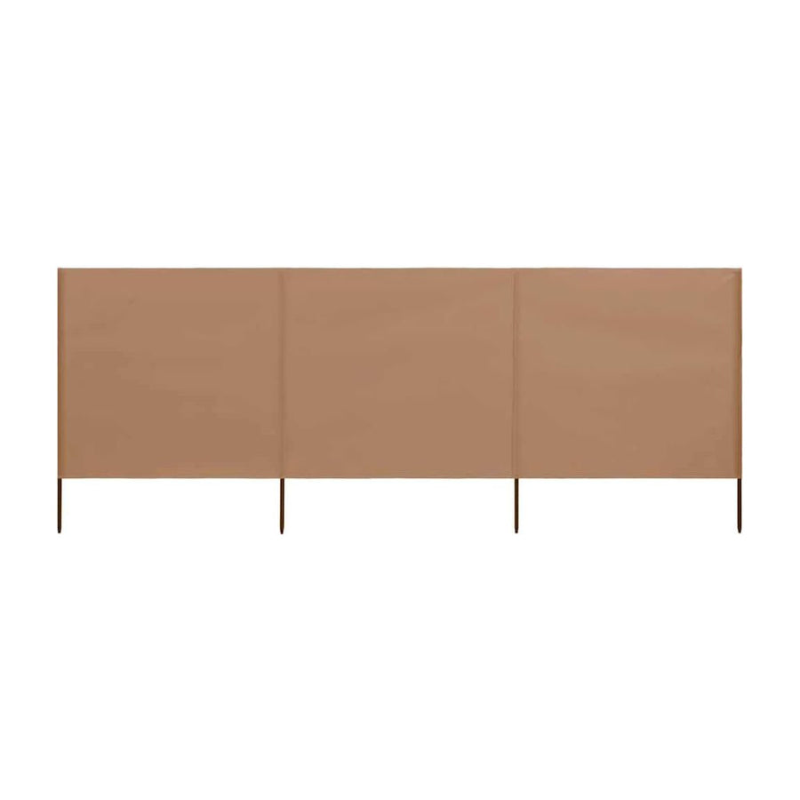 3-panel Wind Screen Taupe