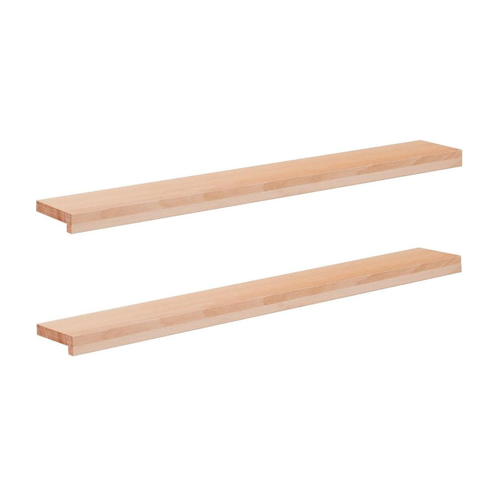 Window Sills 2 pcs Natural Solid Beech Wood