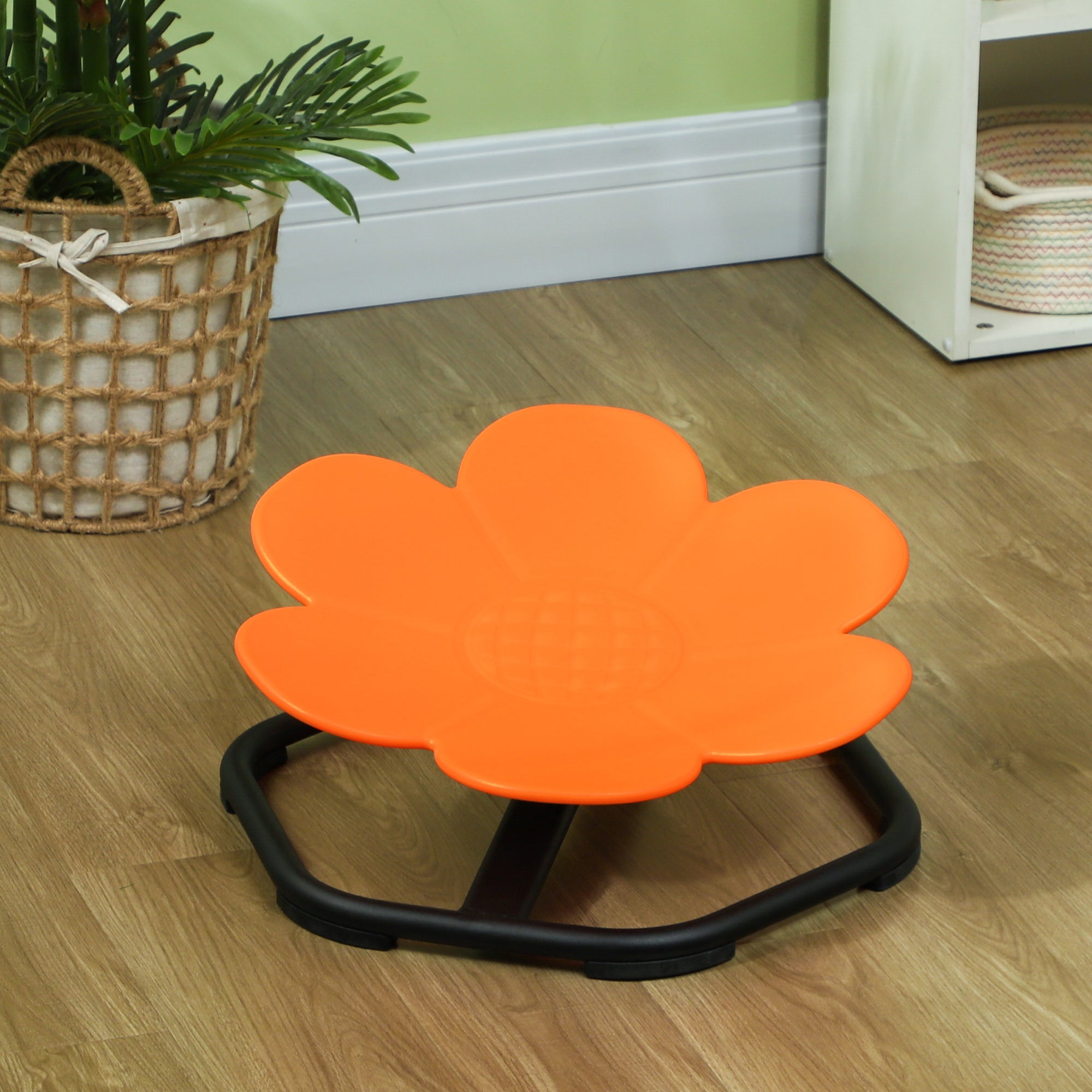 AIYAPLAY Sensory Spinning Chair for Kids, for Coordination, Balance, Orange