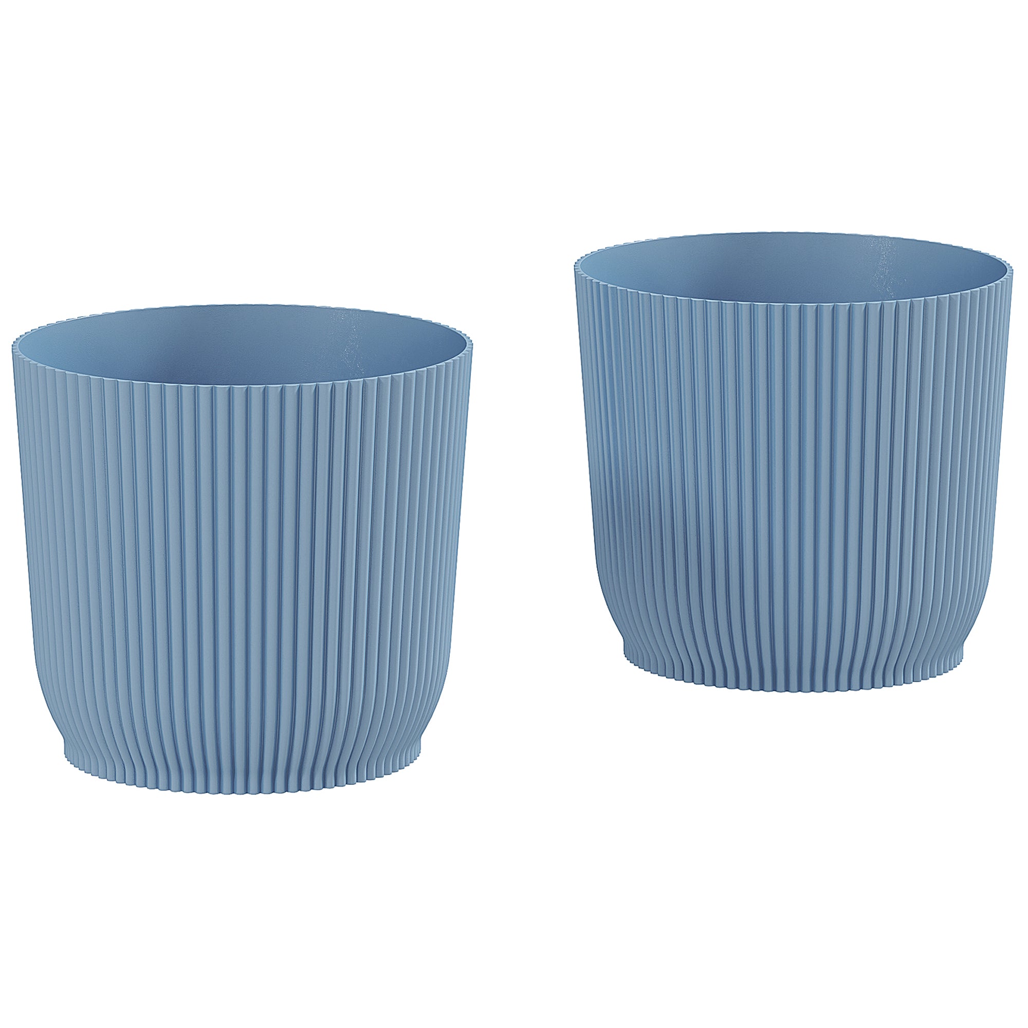 Outsunny Set of Two √ê¬§22cm Planters - Blue
