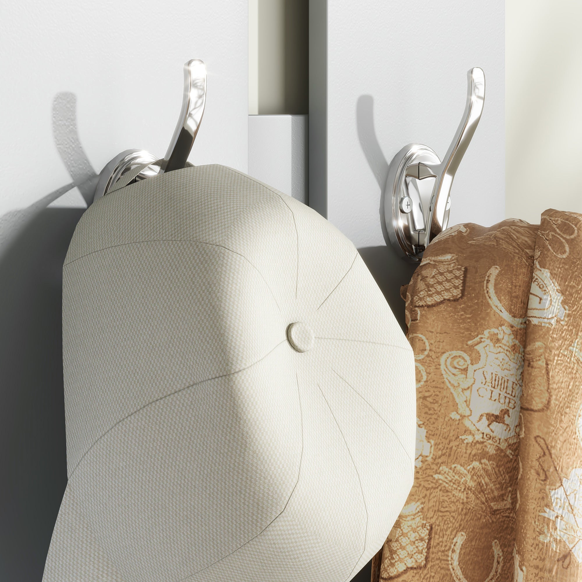 HOMCOM Three-in-One Hallway Storage Set - Grey/White