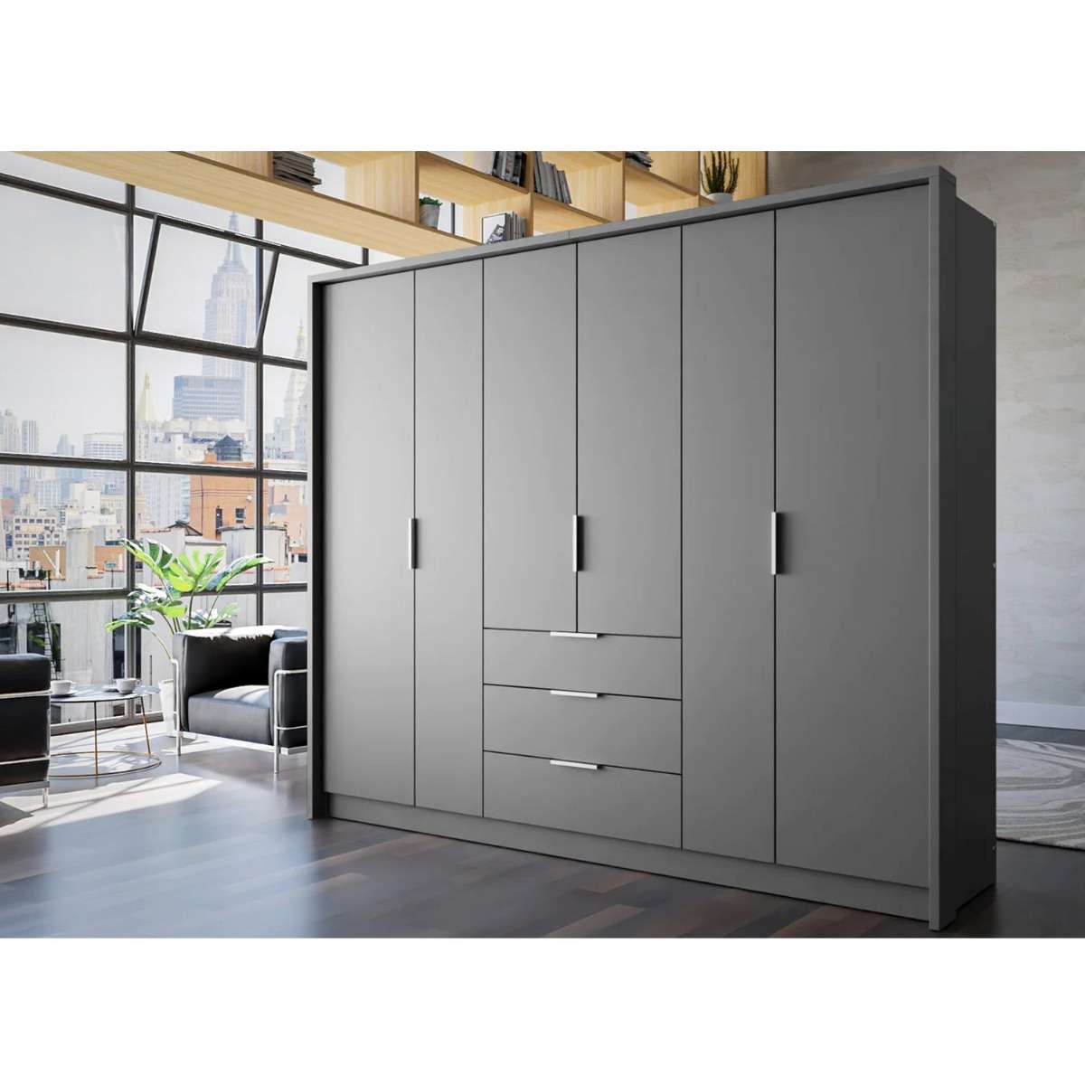 Wardrobe REDFORD 255 Graphite