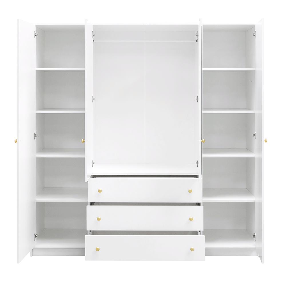 Mirrored Hinged Door Wardrobe HUDSON product image