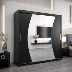Wave Sliding Door Wardrobe 200cm