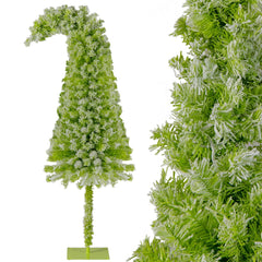 Whimsical Christmas Tree with Branch Tips and Warm White LED Lights-180 cm