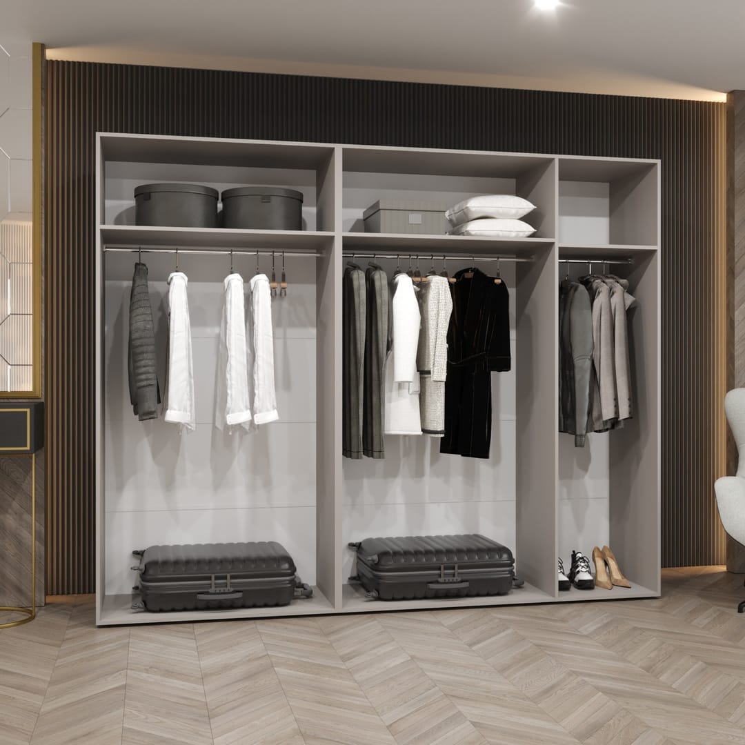 Bari II Hinged Door Wardrobe 250cm