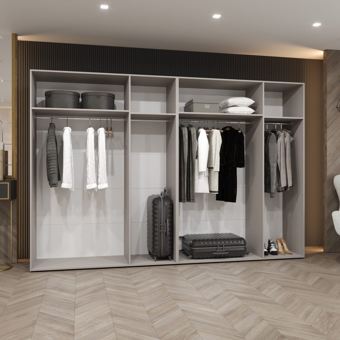 Alicante III Hinged Door Wardrobe 300cm