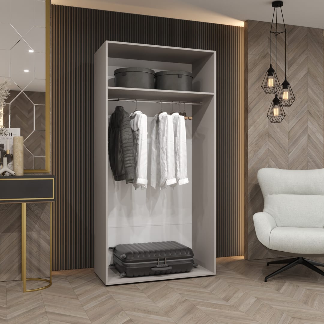 Bari II Hinged Door Wardrobe 100cm