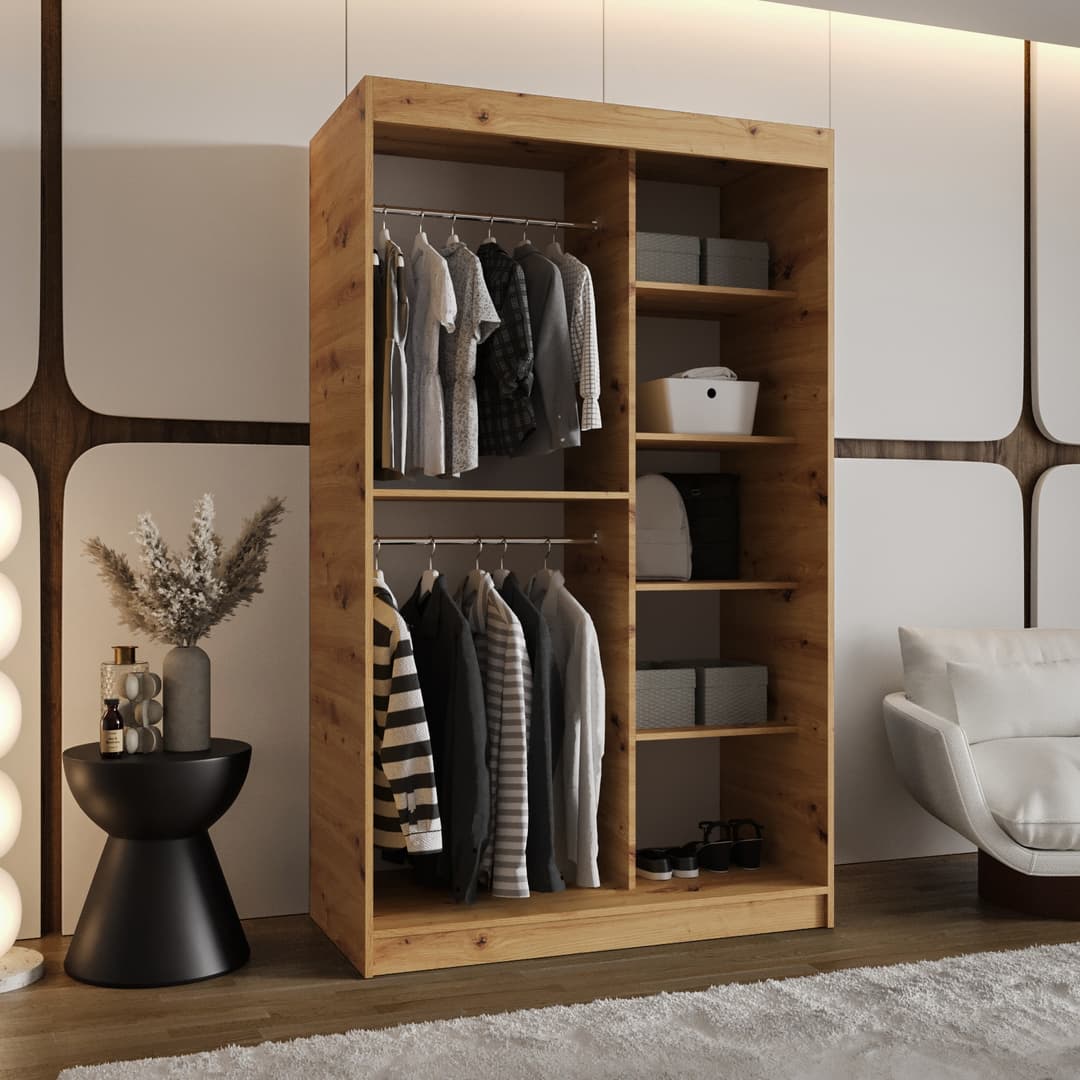 Alabama Sliding Door Wardrobe 120cm
