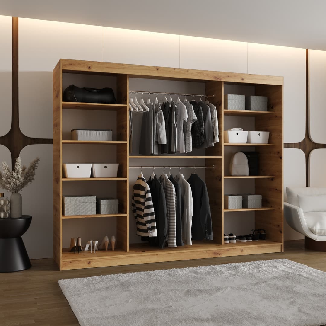 Almeria Sliding Door Wardrobe 250cm