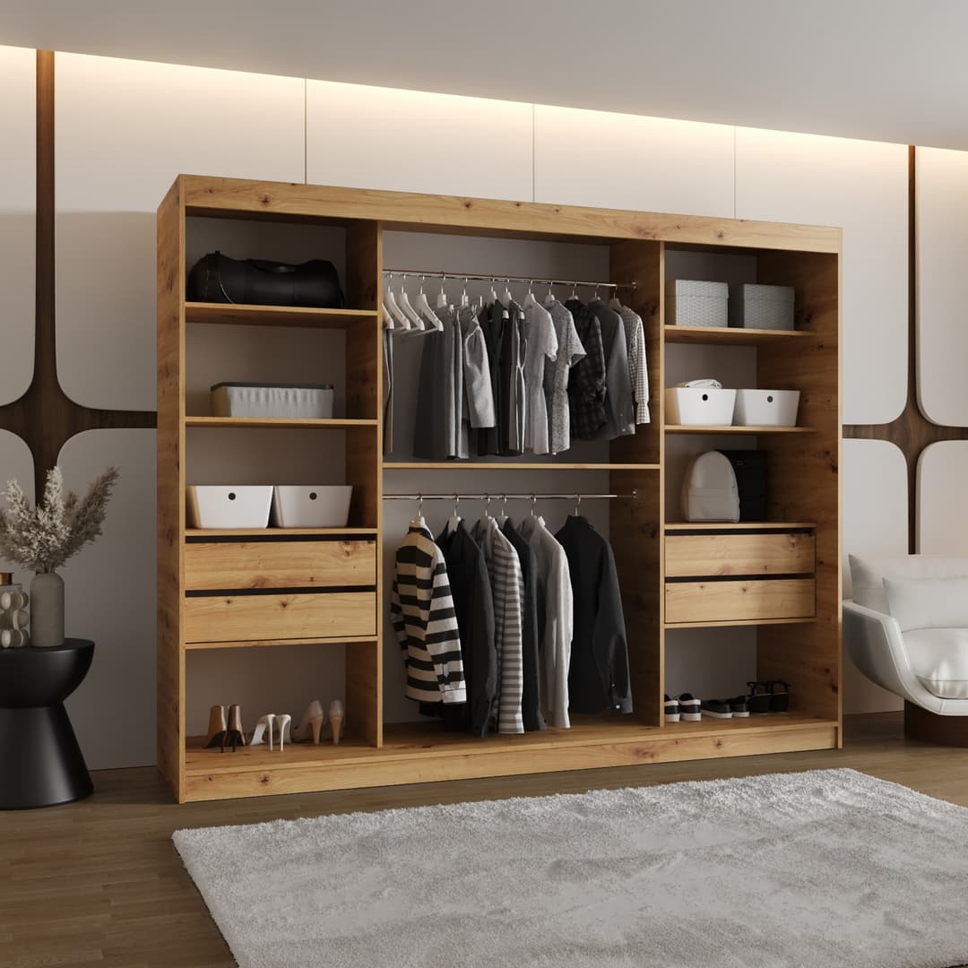 Orlando Sliding Door Wardrobe 250cm