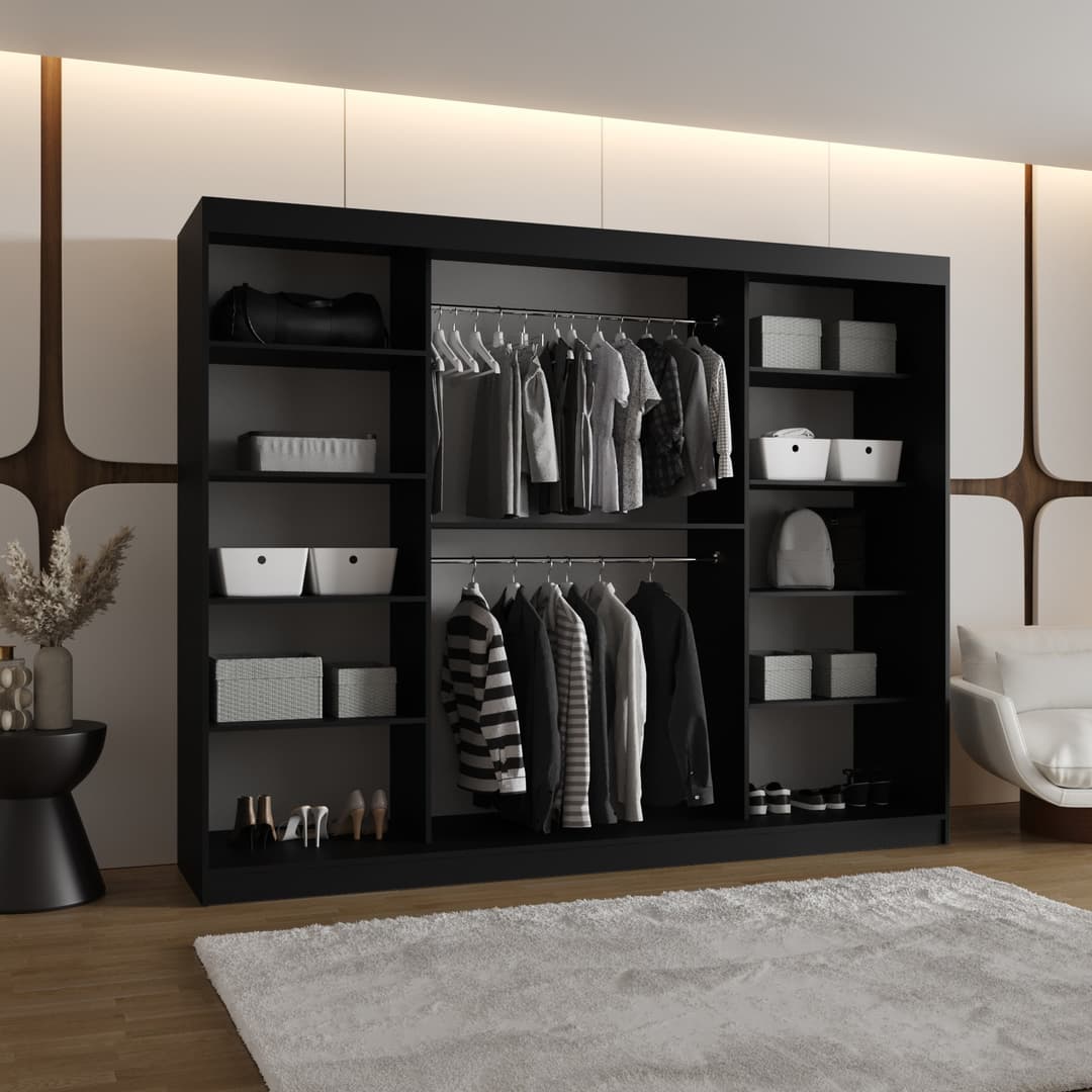 Lugo Sliding Door Wardrobe 250cm