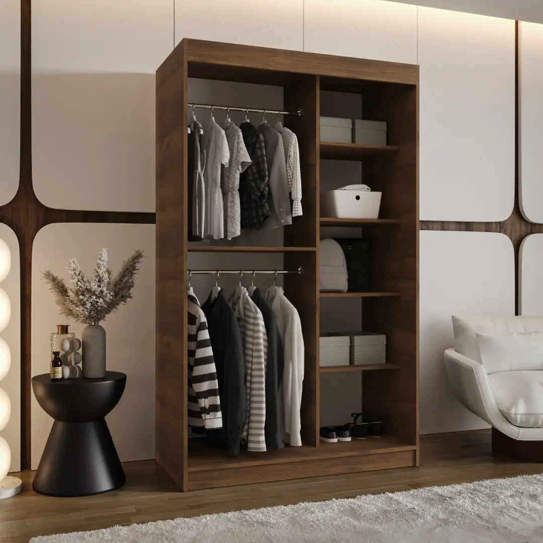 Rubino T1 Sliding Door Wardrobe 120cm