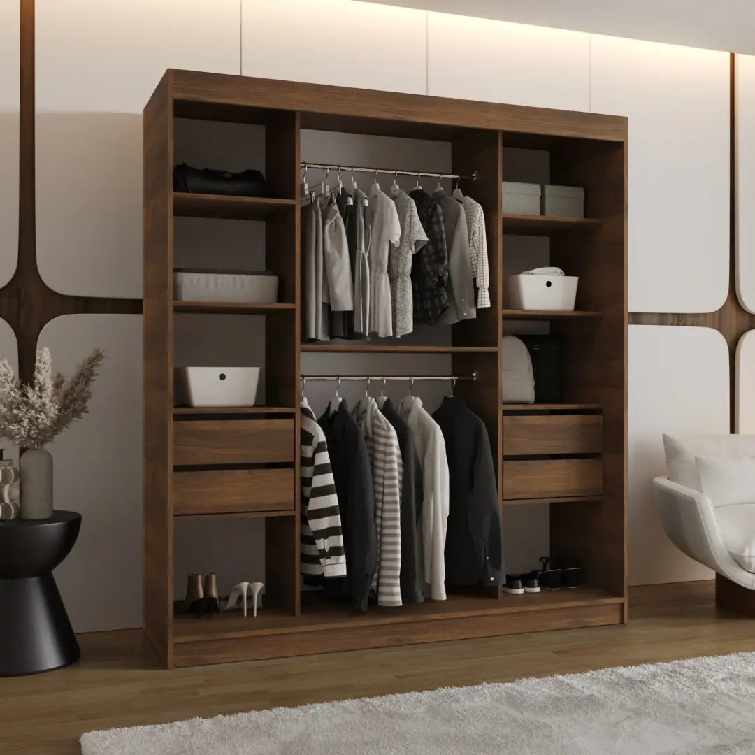 Alabama Sliding Door Wardrobe 180cm