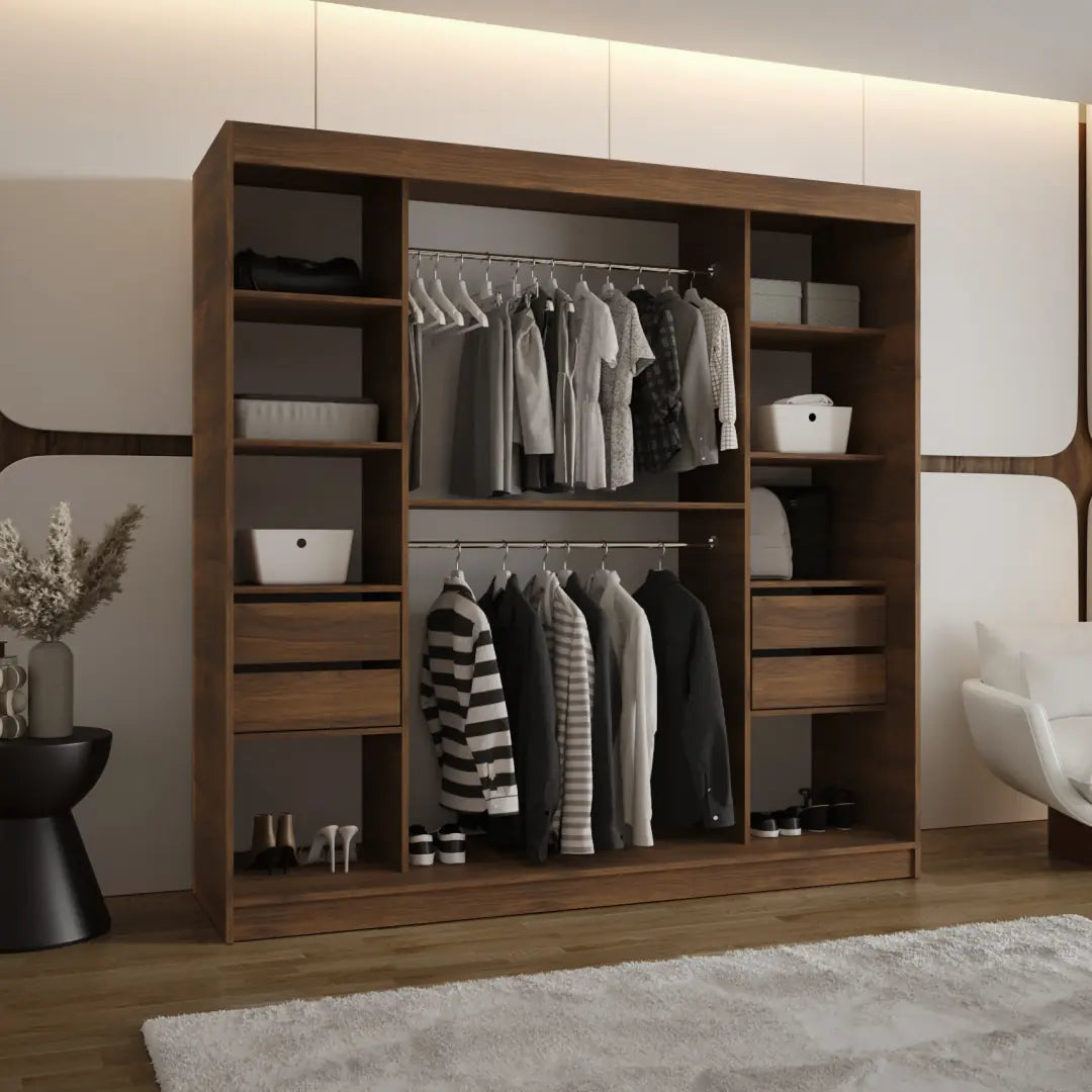 Lugo Sliding Door Wardrobe 200cm