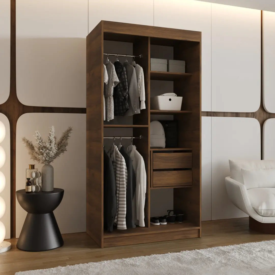 Rubino V1 Sliding Door Wardrobe 100cm