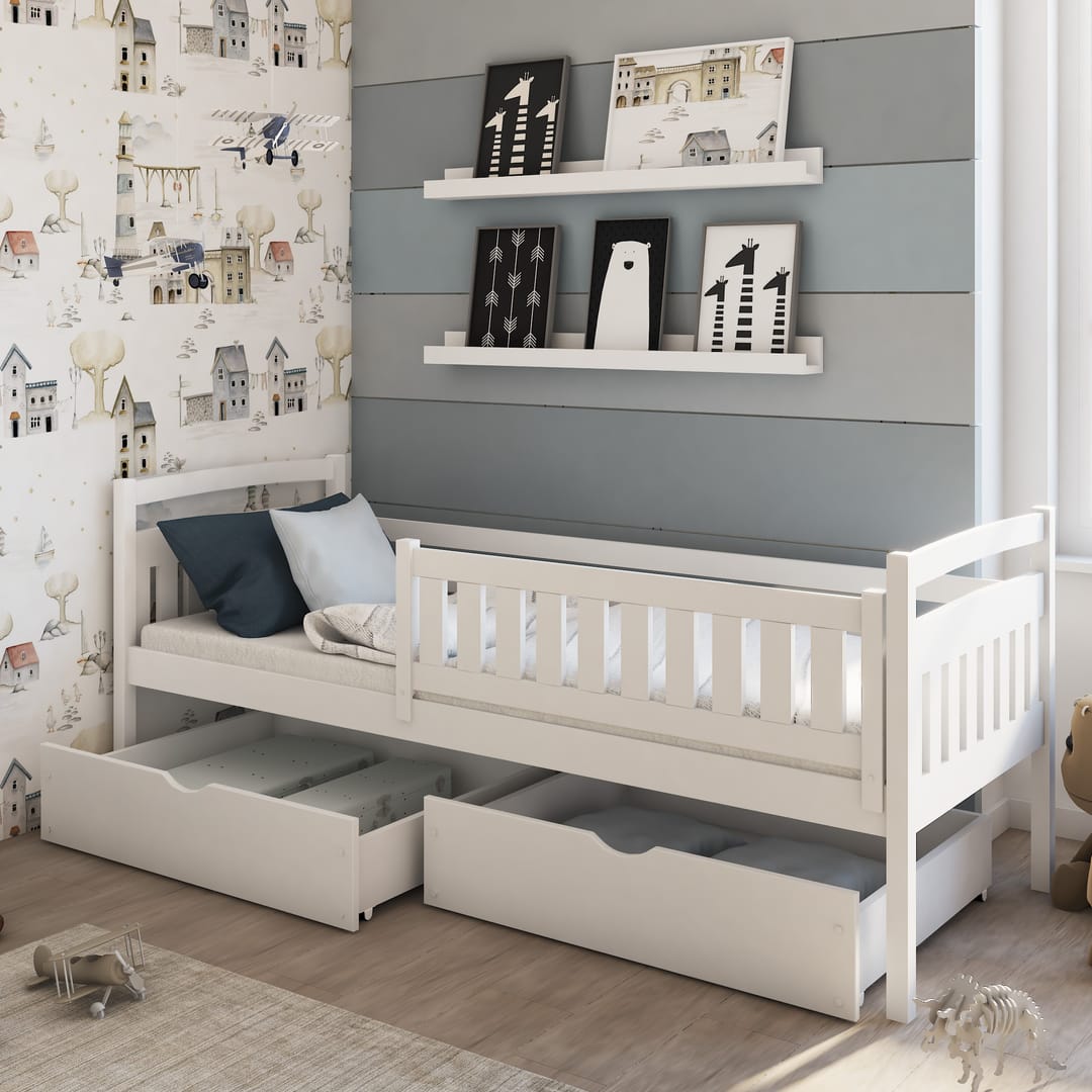 Wooden Bed Terry with Storage