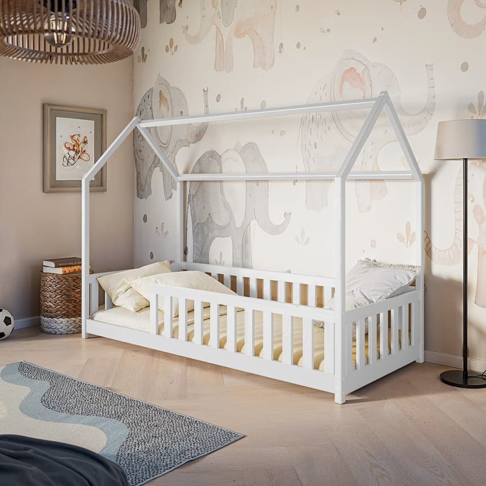 Wooden House Bed Noah [EU Single]