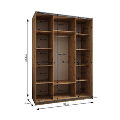 Trosa II Sliding Door Wardrobe 180cm