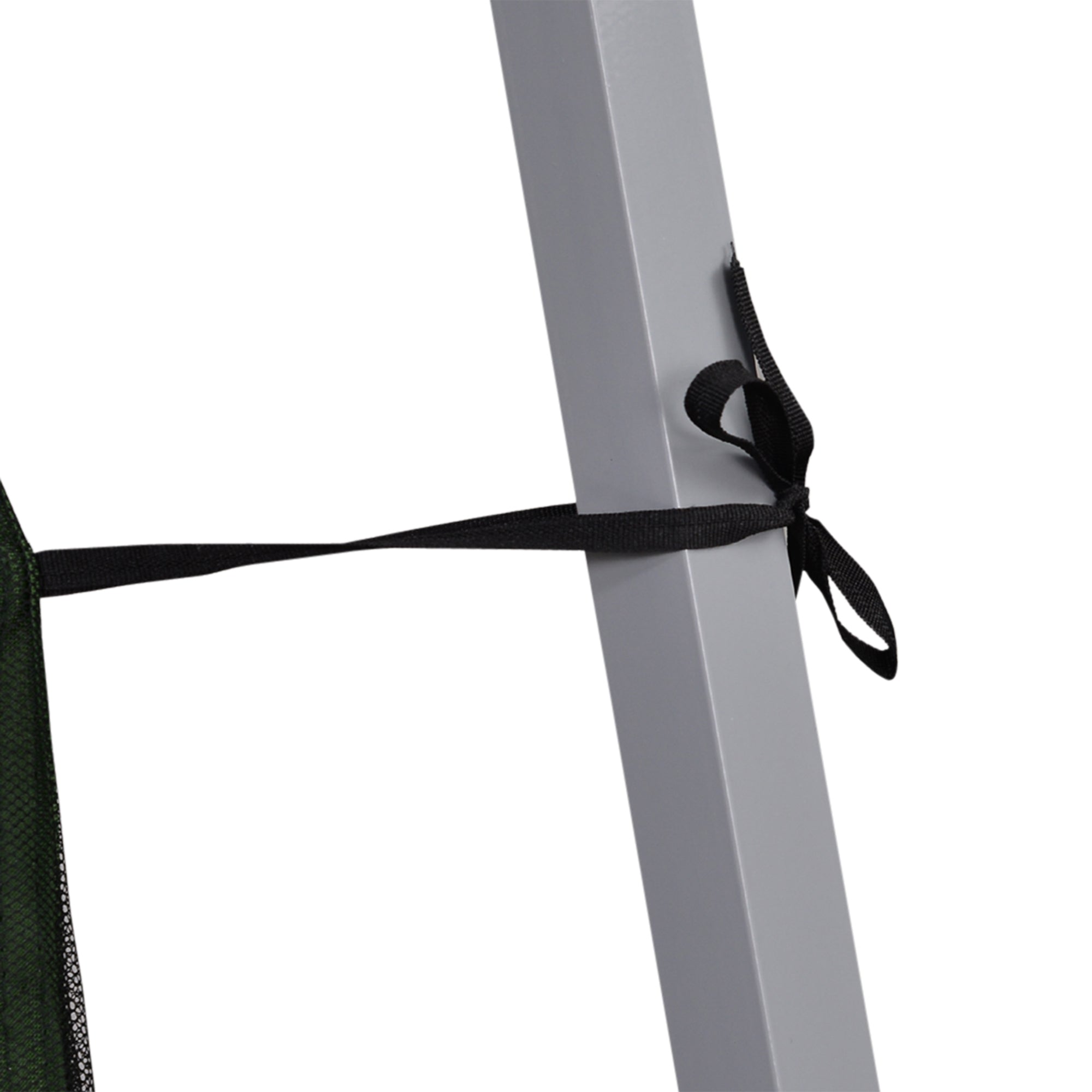 Outsunny Outdoor Garden Pop-up Gazebo Canopy Tent Sun Shade Event Shelter Folding with Adjustable Height, Mesh Screen Side Walls 3.5 M √É‚Äî 3.5 M Base / 3 M √É‚Äî 3 M Top, Green