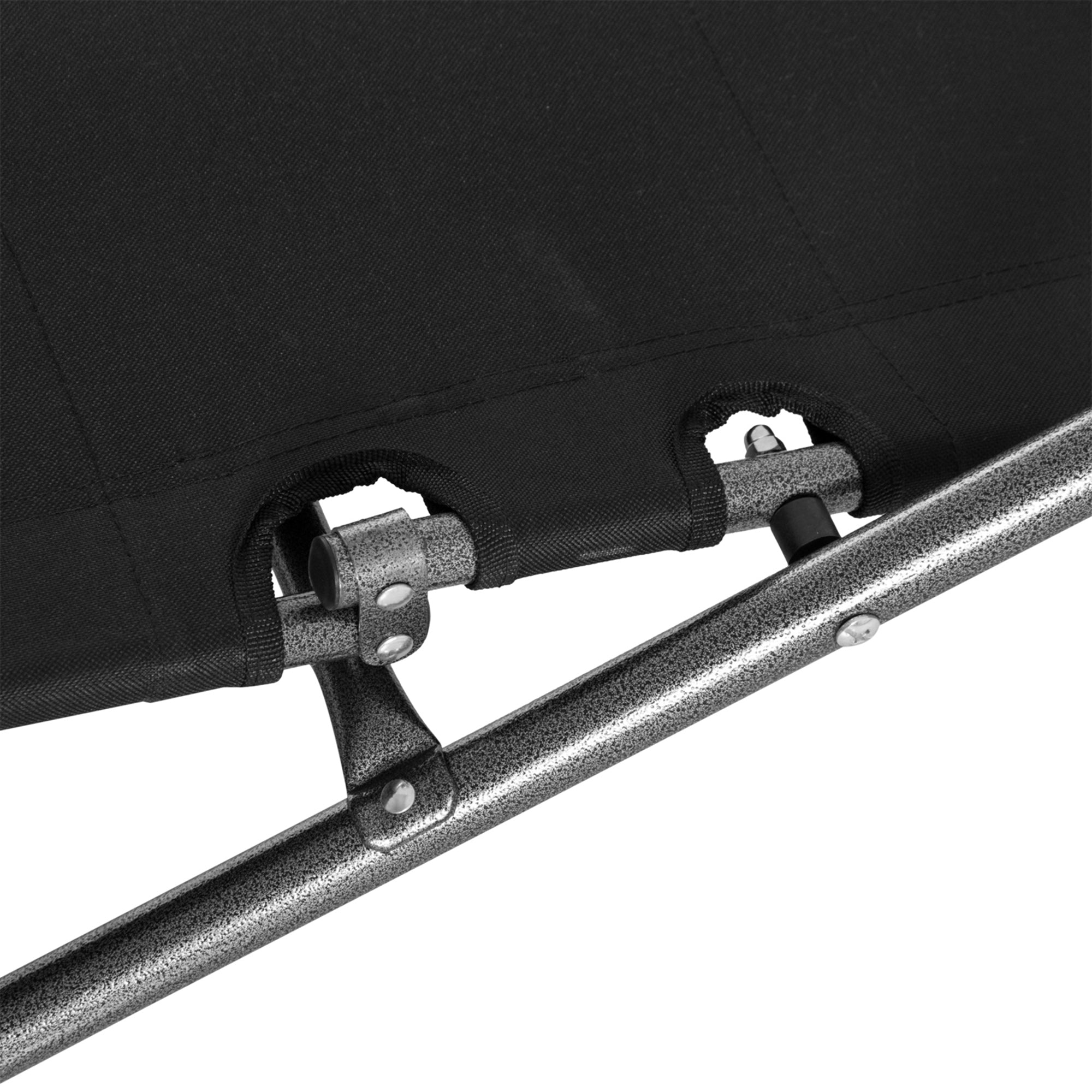 Outsunny 2 in 1 Folding Sun Lounger Reclining Garden Chair Set of 2 with 2-Level Adjustable Backrest, Outdoor Zero Gravity Recliner Garden Chairs with Head Pillow and Armrests, Black