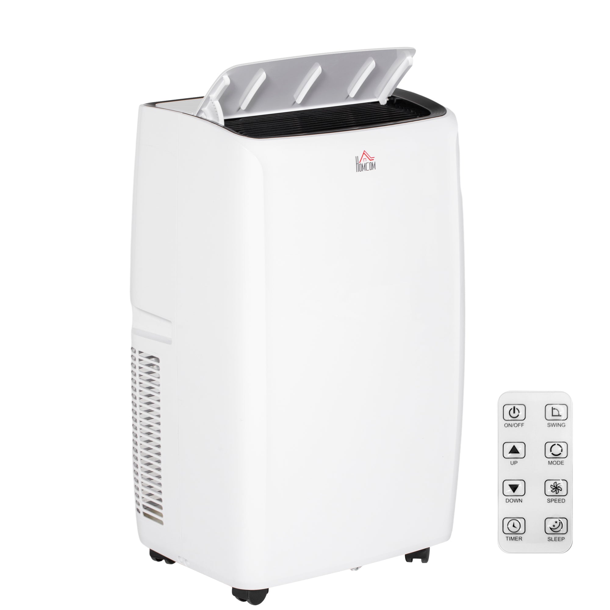 HOMCOM 12,000 BTU Mobile Air Conditioner, Grade A Rated - White
