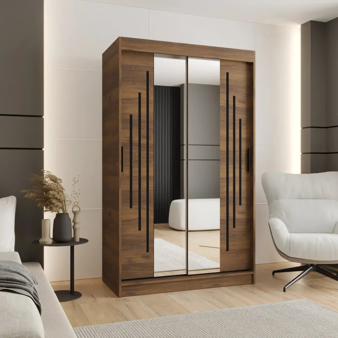 Rubino Y1 Sliding Door Wardrobe 120cm