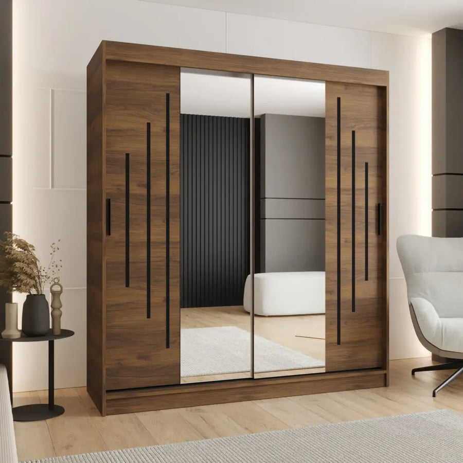 Rubino Y1 Sliding Door Wardrobe 180cm