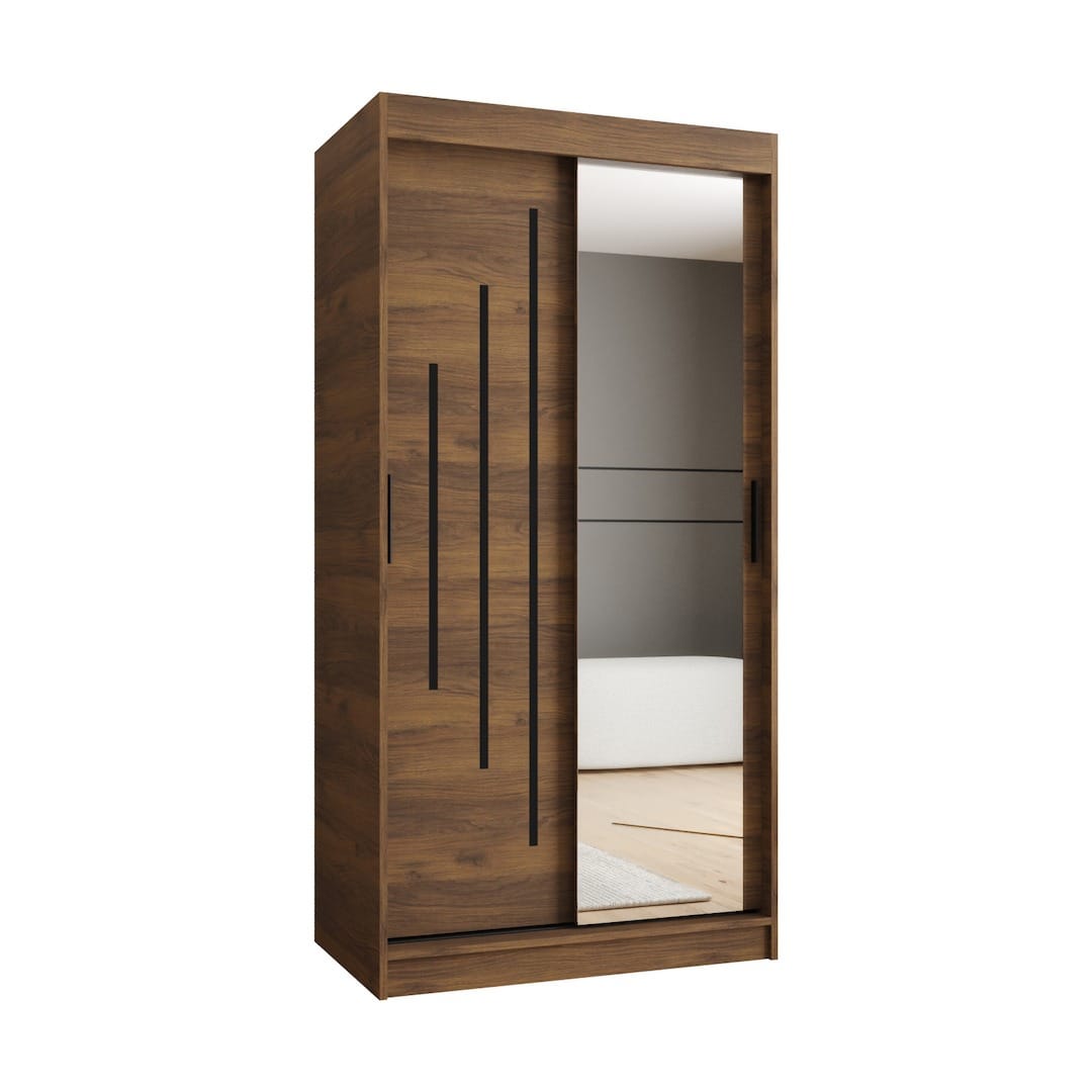 Rubino Y2 Sliding Door Wardrobe 100cm