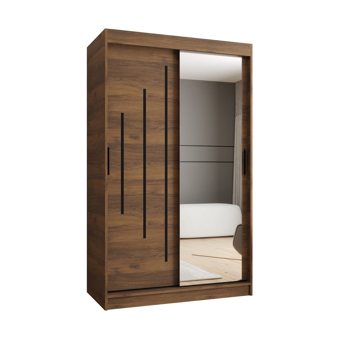 Rubino Y2 Sliding Door Wardrobe 120cm