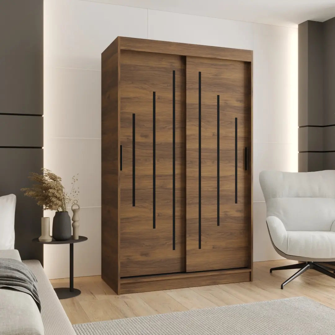 Rubino Y Sliding Door Wardrobe 120cm