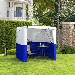 Outsunny 2 x 2m Pop-Up Gazebo, with Accessories - Dark Blue