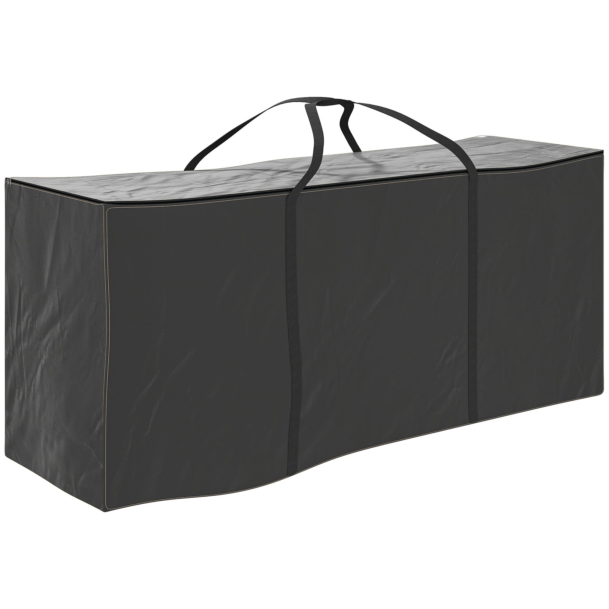 Outsunny 720 L Waterproof Garden Cushion Storage Bag - Black