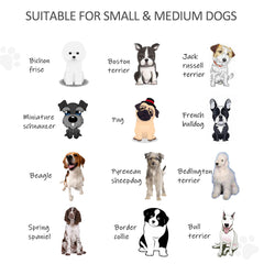 PawHut Wooden Pet Gate, Freestanding Dog Security Barrier with Two Support Feet - Natural Tone