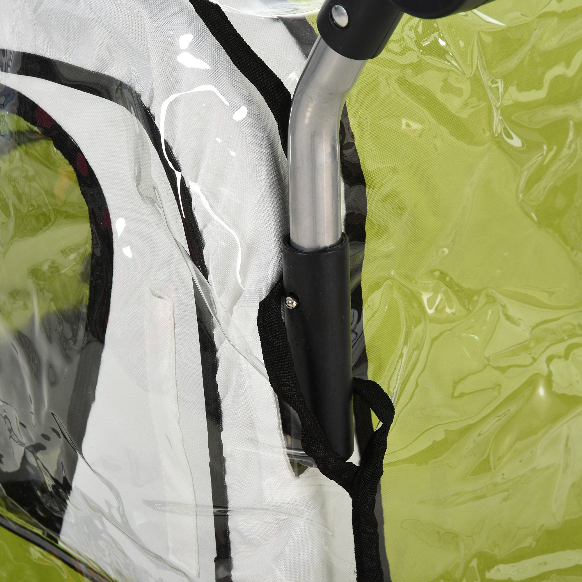 HOMCOM Baby Bike Trailer Cover, Anti Dust Rain Snow, Cold Wind, 76 x 61 x 61 cm