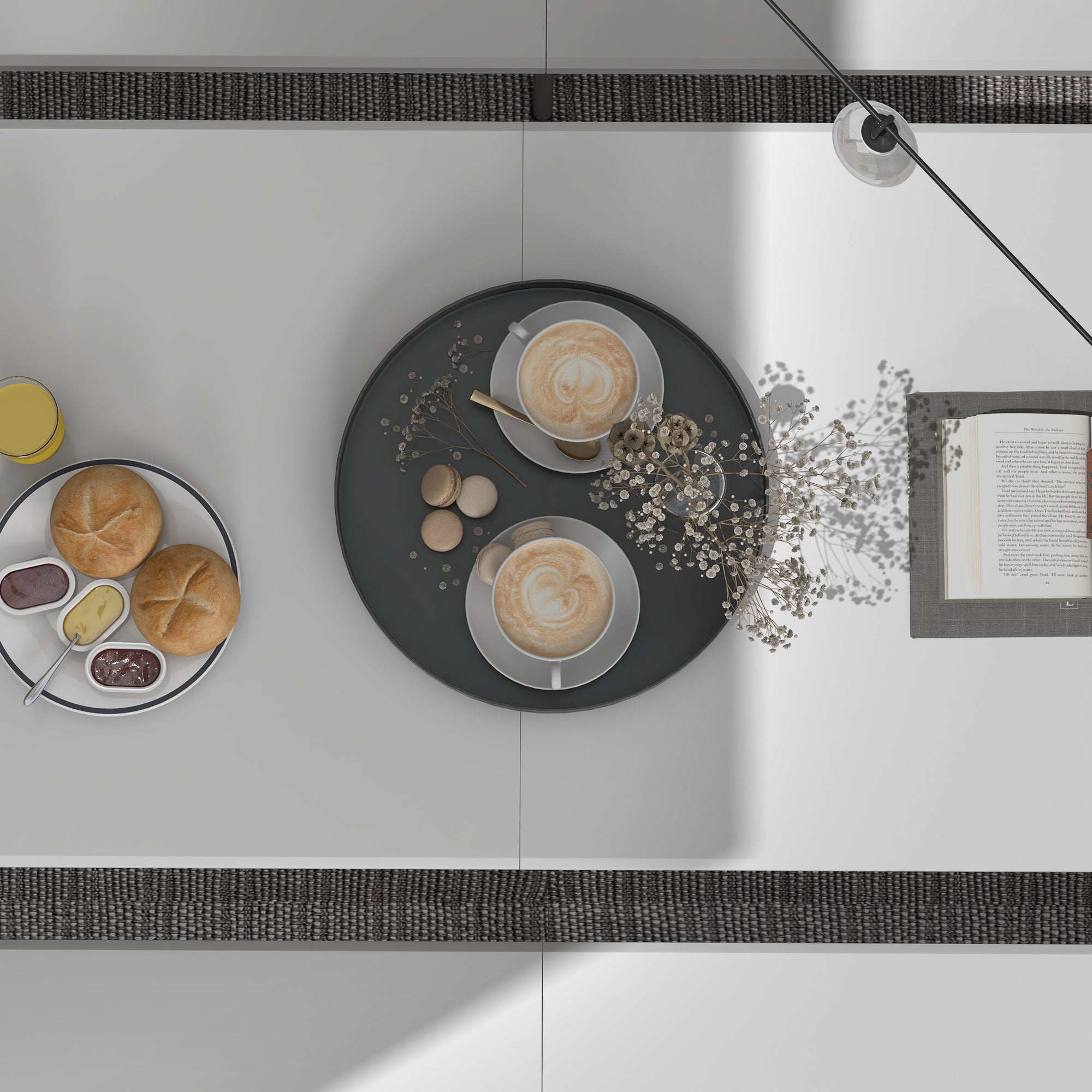 Outsunny Folding Garden Table, 180 x 75cm Rectangular HDPE Outdoor Picnic Table for 6, Metal Frame for Patio, Park, White