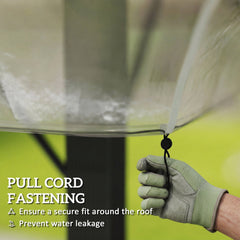 Outsunny 2 x 2 (m) Gazebo Protective Cover, Waterproof Cover for Gazebo, Canopy and Tent