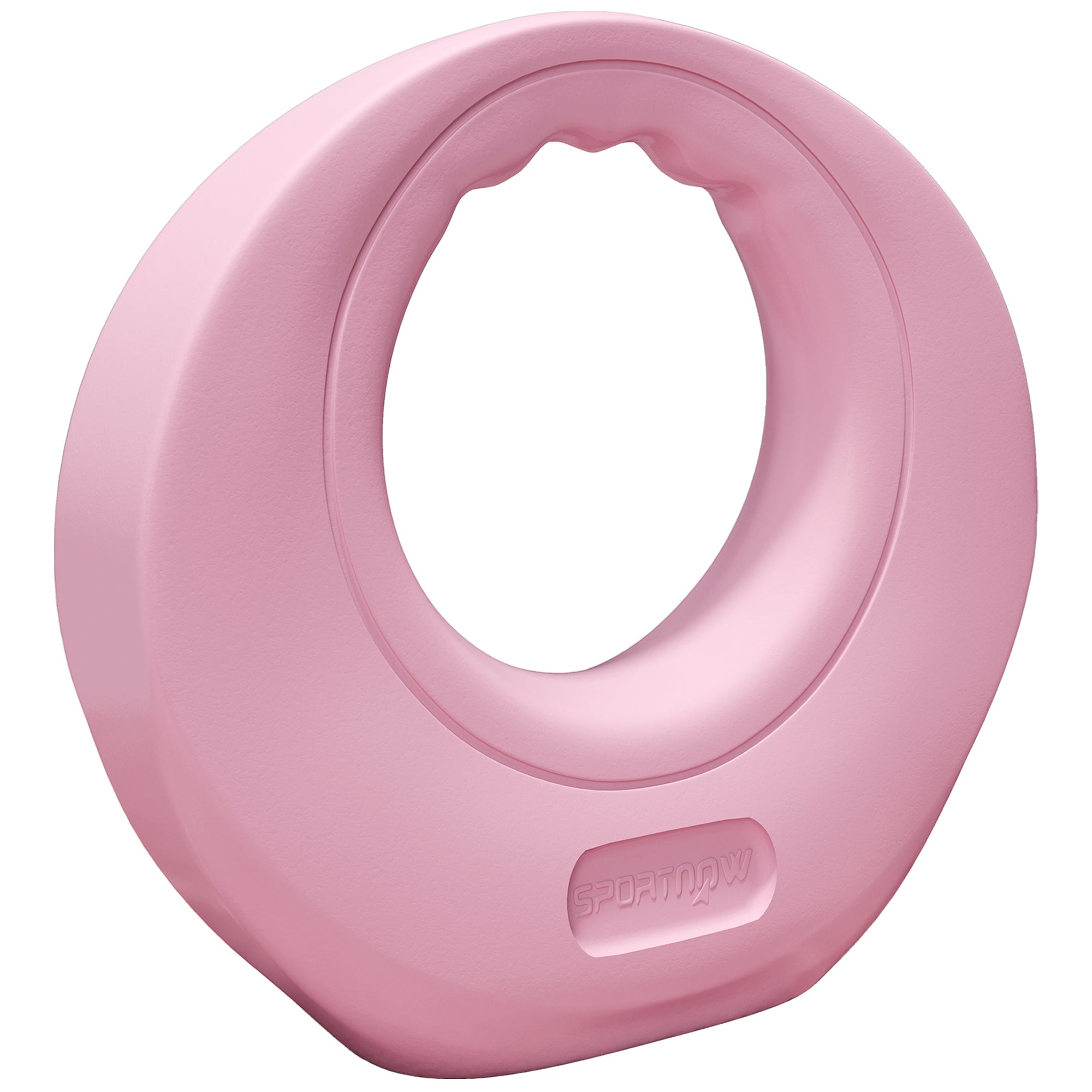 SPORTNOW 12kg Kettlebell, Kettle Bell with Wide Handle for Home Gym, Weight Lifting, Strength Training, Pink