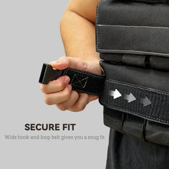 SPORTNOW 30KG Adjustable Weighted Vest, Running Weight Vest, with 30 Metal Weights, Reflective Strips, for Running, Exercise
