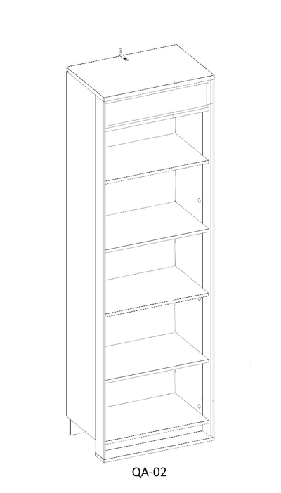 Quant QA-02 1 Door Wardrobe