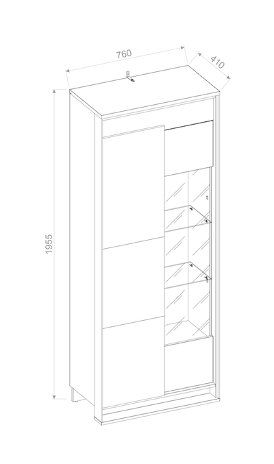 Quant QA-03 Tall Display Cabinet