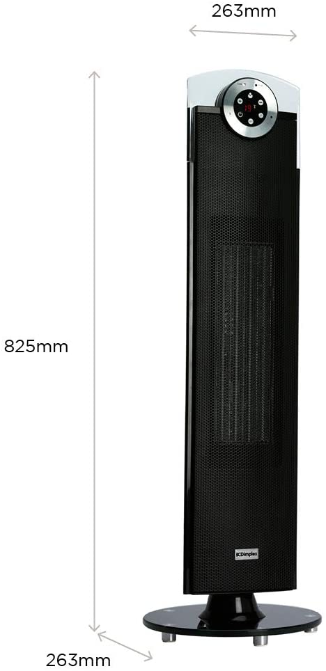 Dimplex DXSTG25 Heater, Ceramic, 2500 W, Black