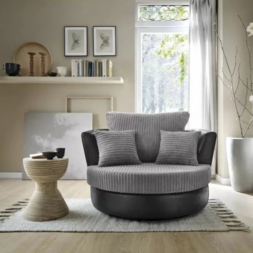 Swivel cuddle online couch